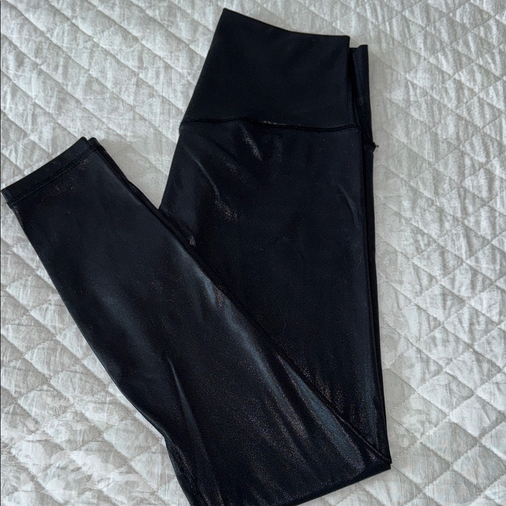 Black Shiny Leggings